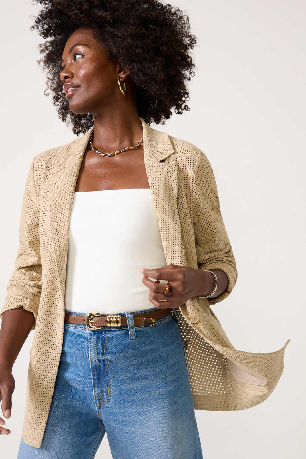 Women's Weston Perforated Blazer