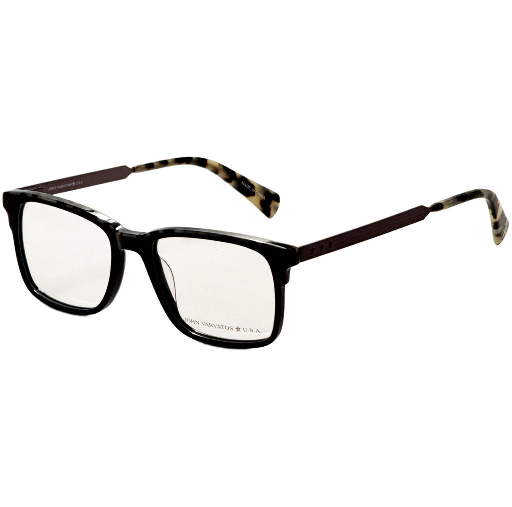 John Varvatos Men's 53 mm Black Opticals