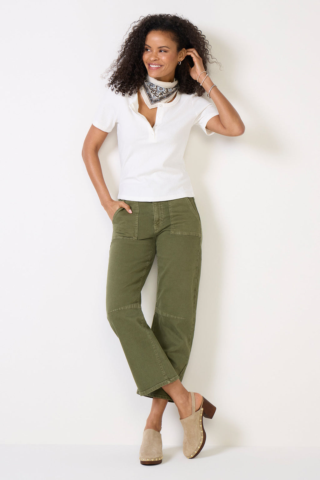 Women's Bryn Short Sleeve Henley Top
