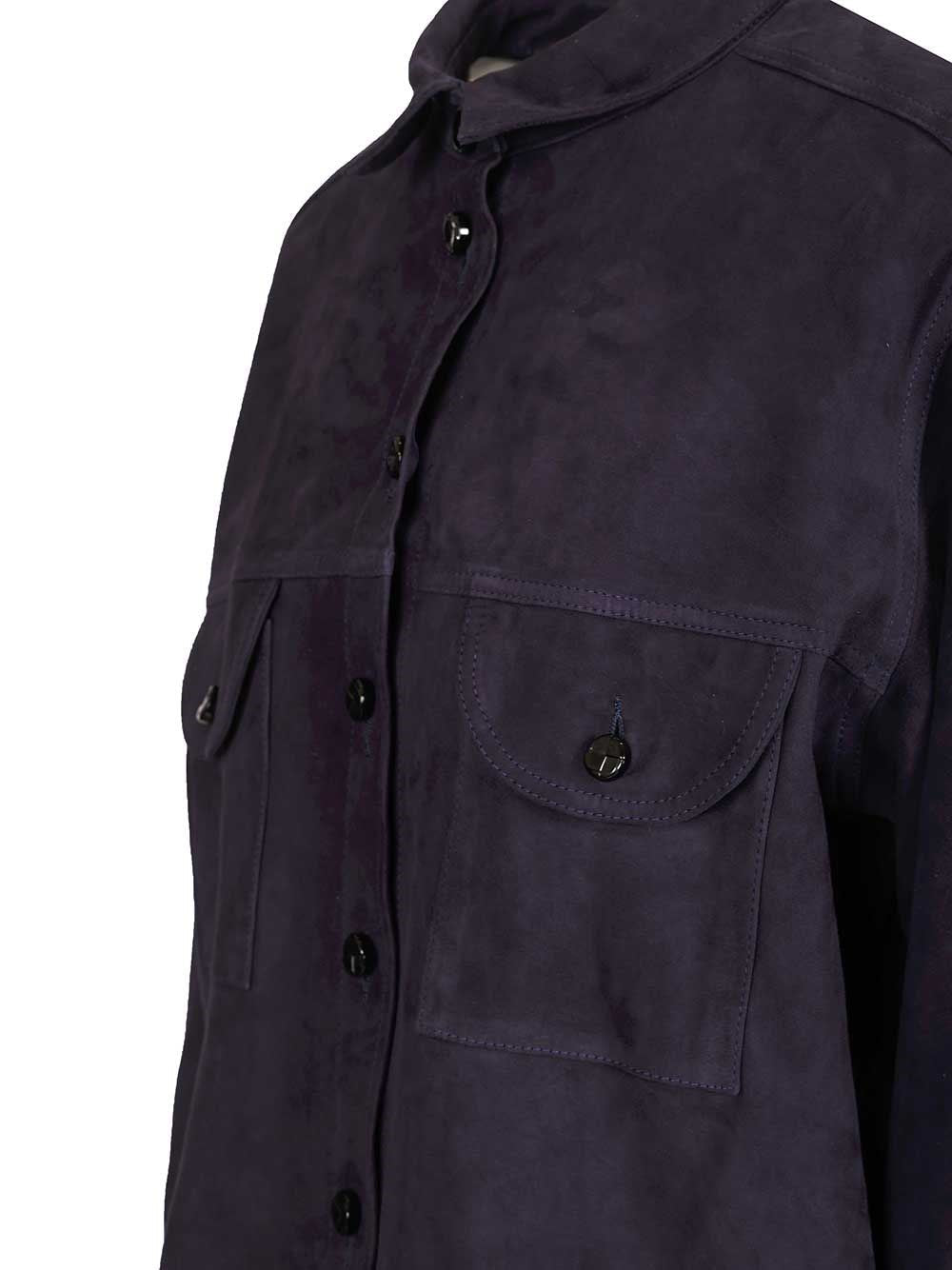 Blazé Milano Women Viva Berber Suede Shirt