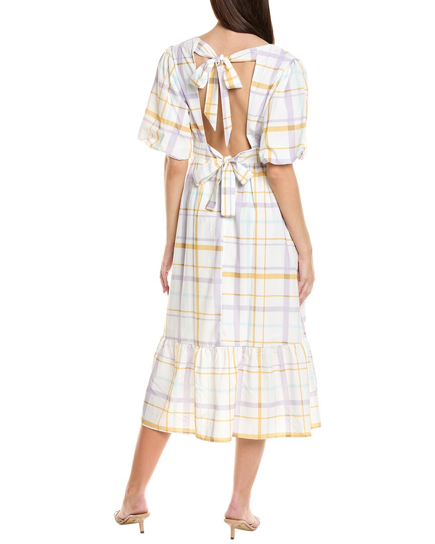 JL LUXE Tie Back Midi Dress