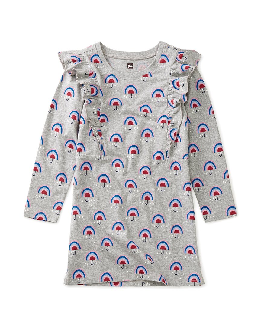 Tea Collection Ruffle Sleeve A-Line Dress