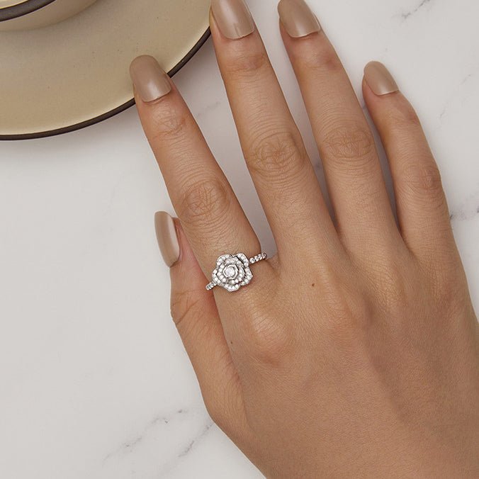 Blooming Radiance Rose Petal Ring