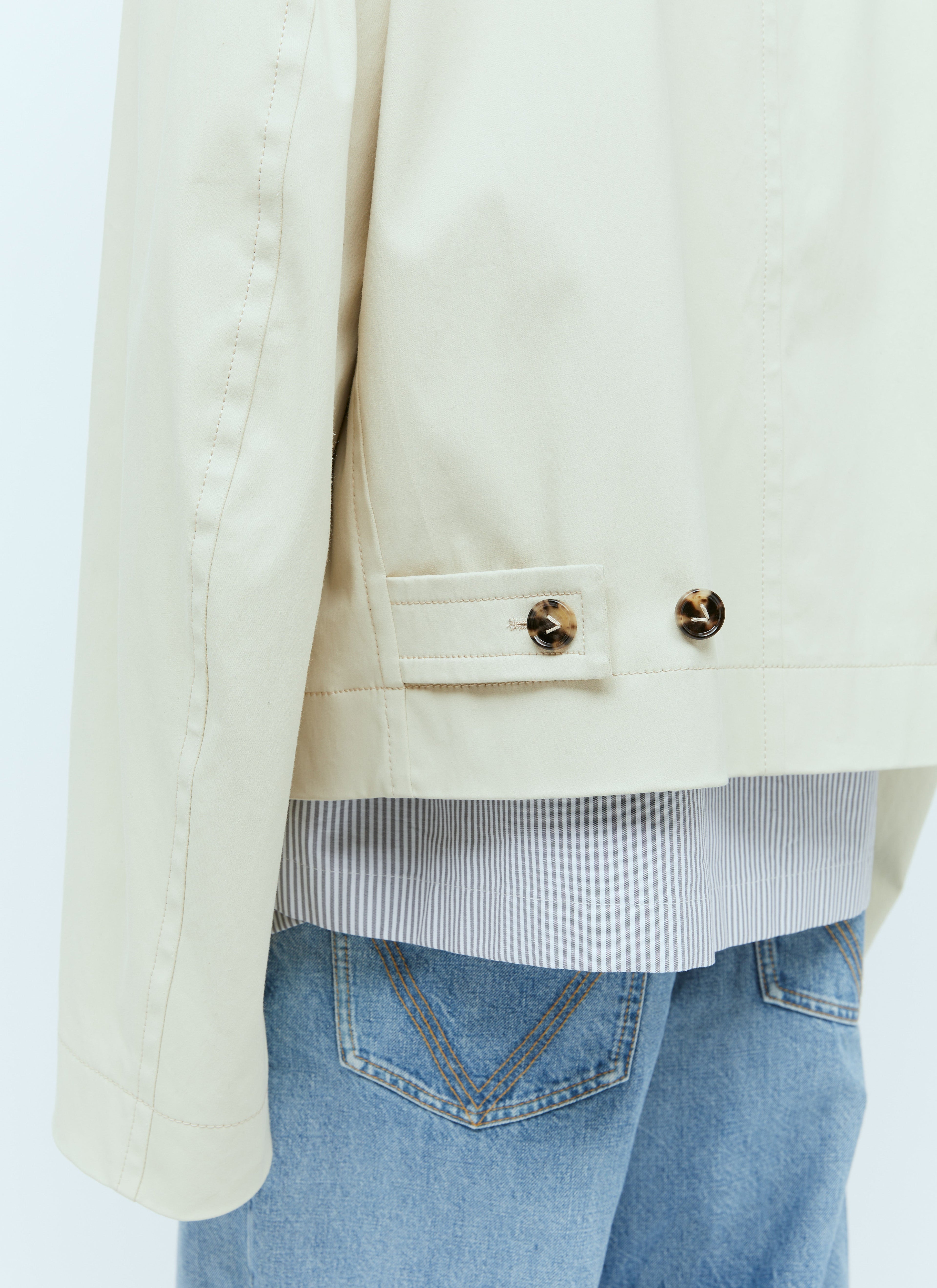 Bottega Veneta Men Canvas Blouson Jacket