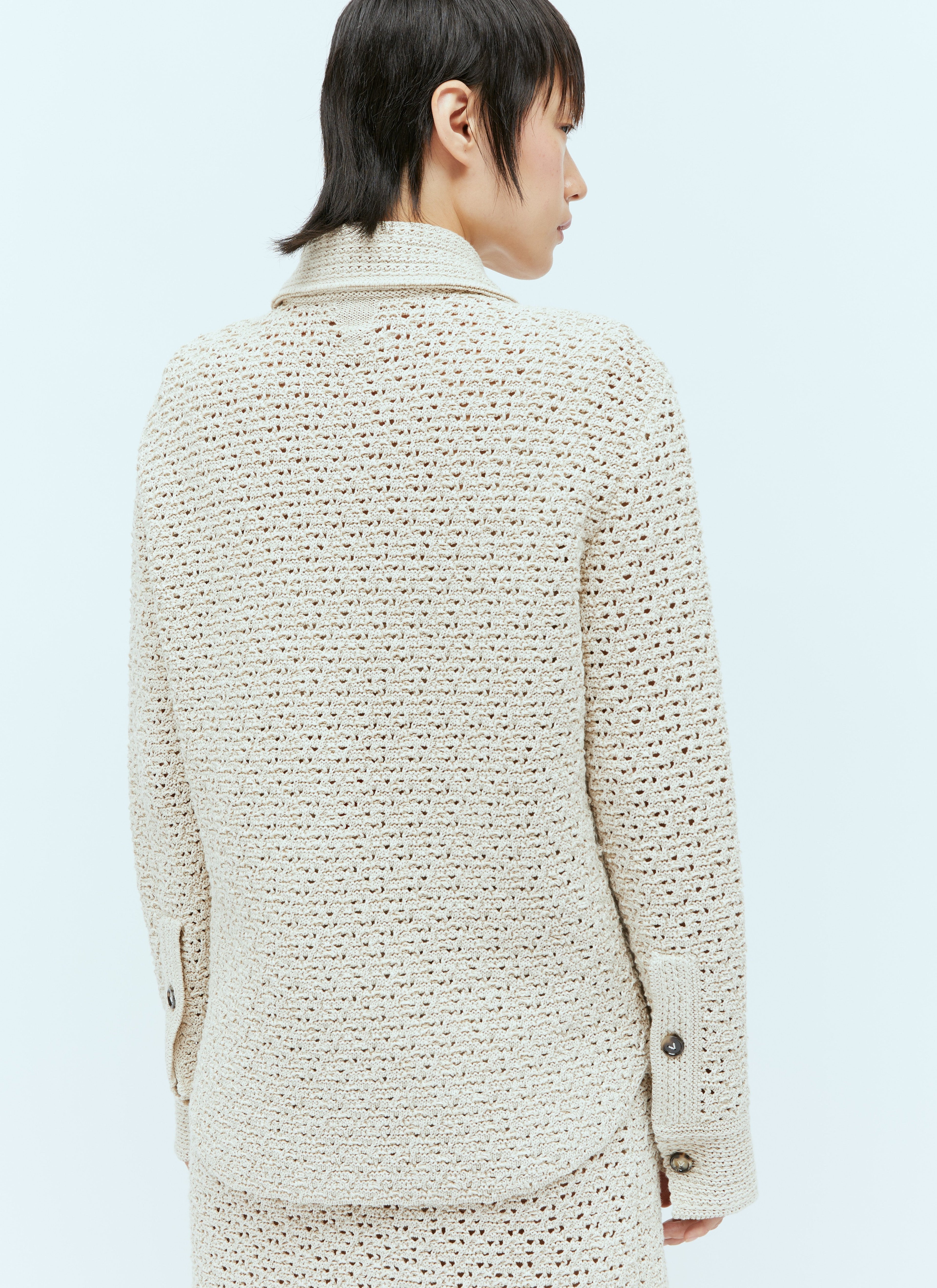 Bottega Veneta Women Textured Knit Shirt