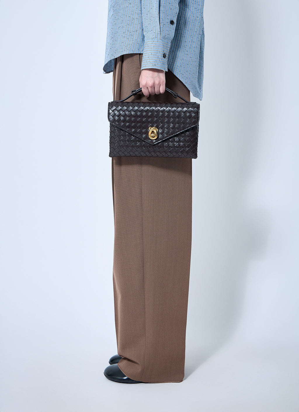 Bottega Veneta Women Knot Lock Crossbody Bag