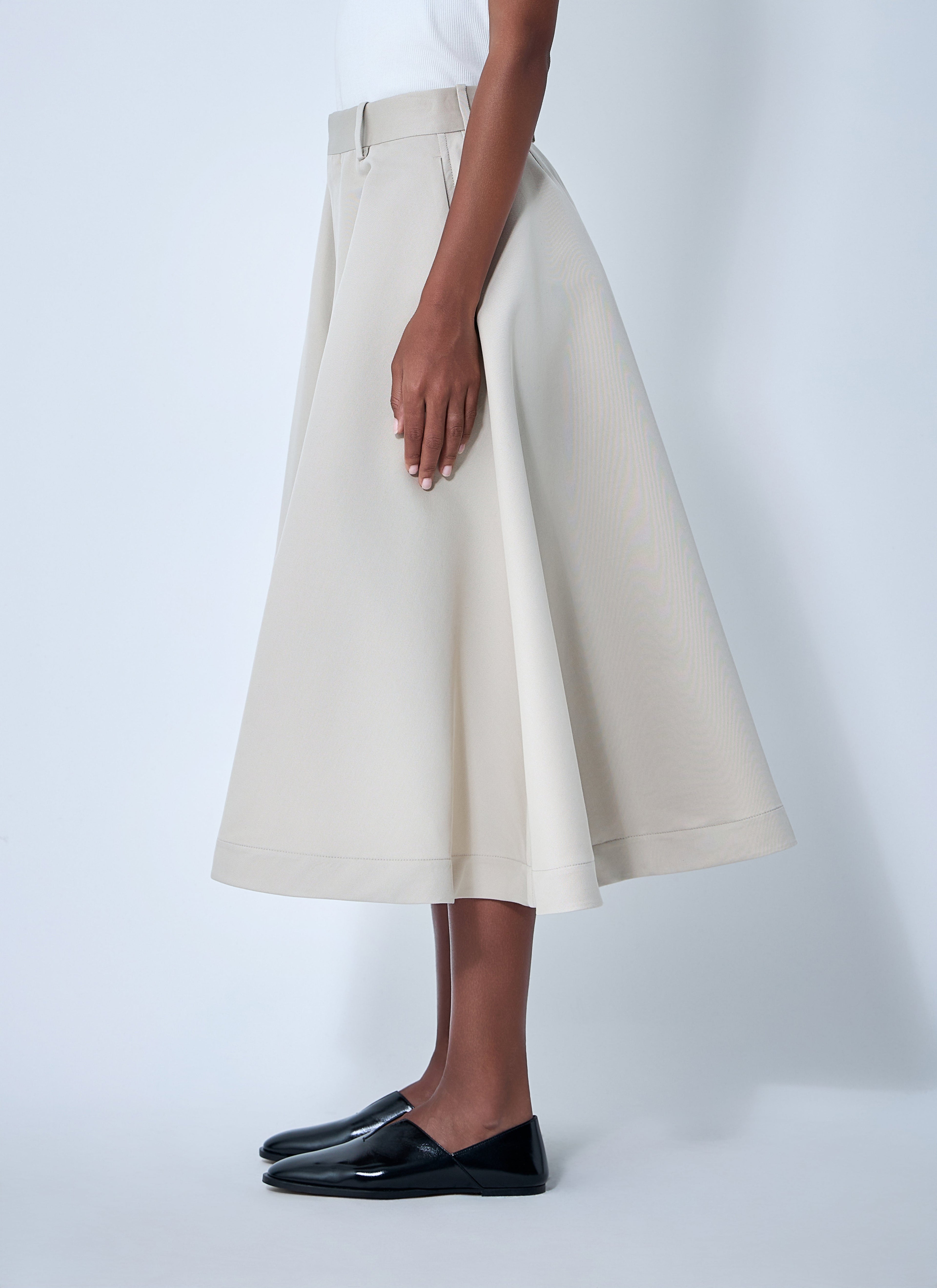 Bottega Veneta Women Silk-And-Cotton-Twill Culotte