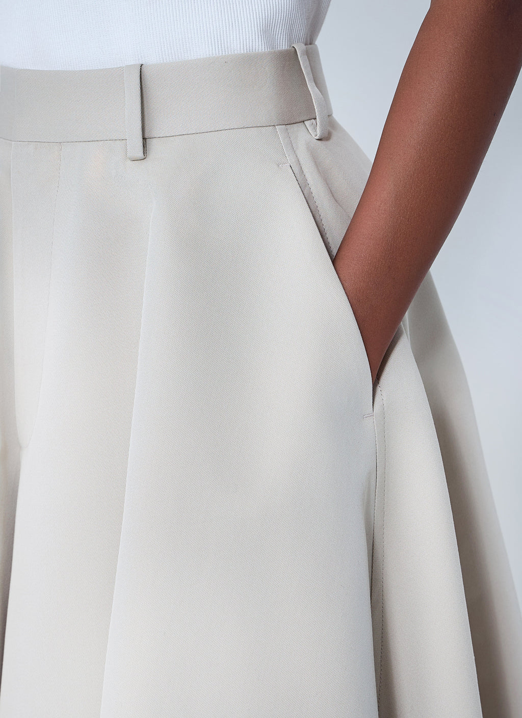 Bottega Veneta Women Silk-And-Cotton-Twill Culotte