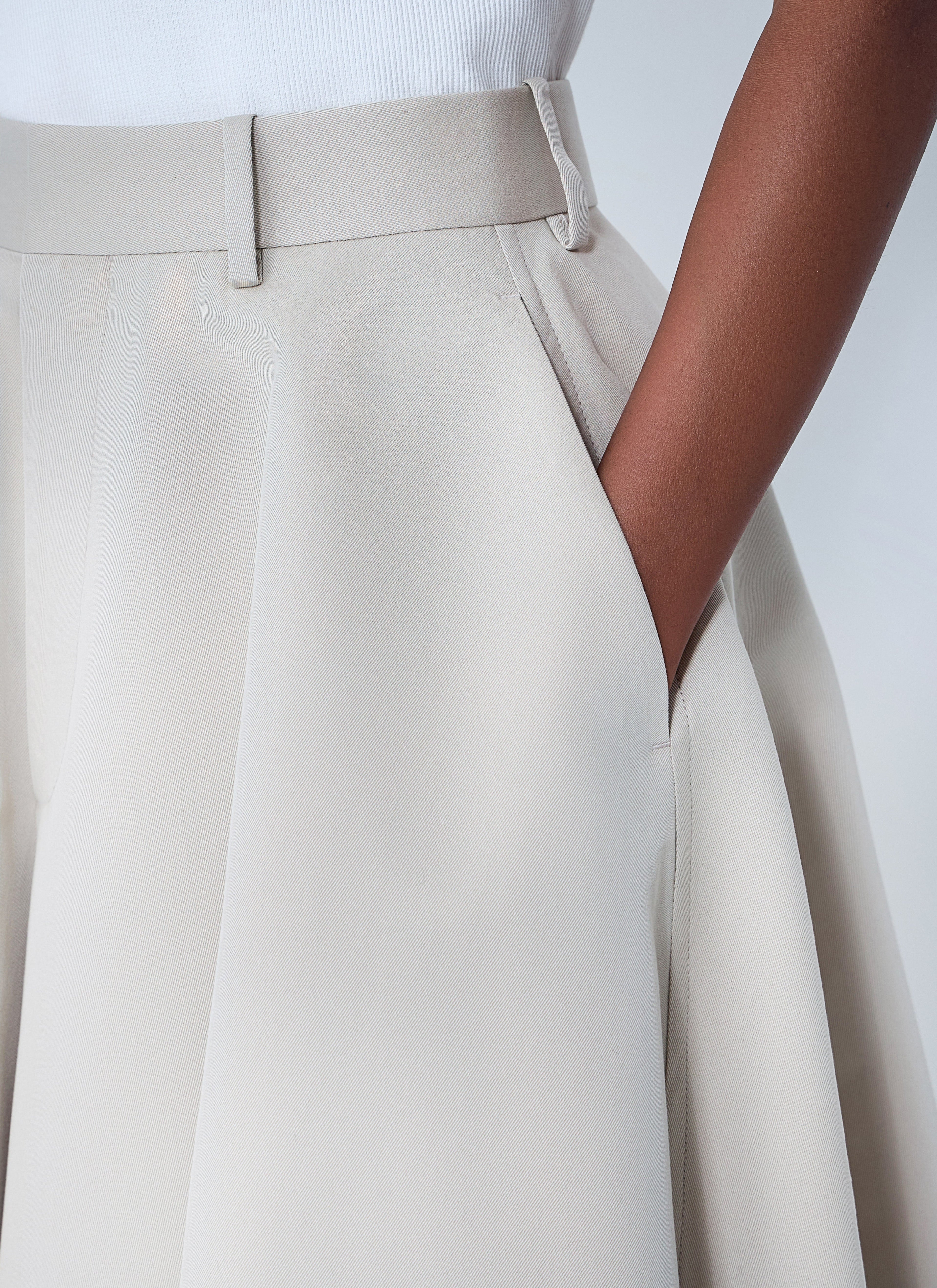 Bottega Veneta Women Silk-And-Cotton-Twill Culotte