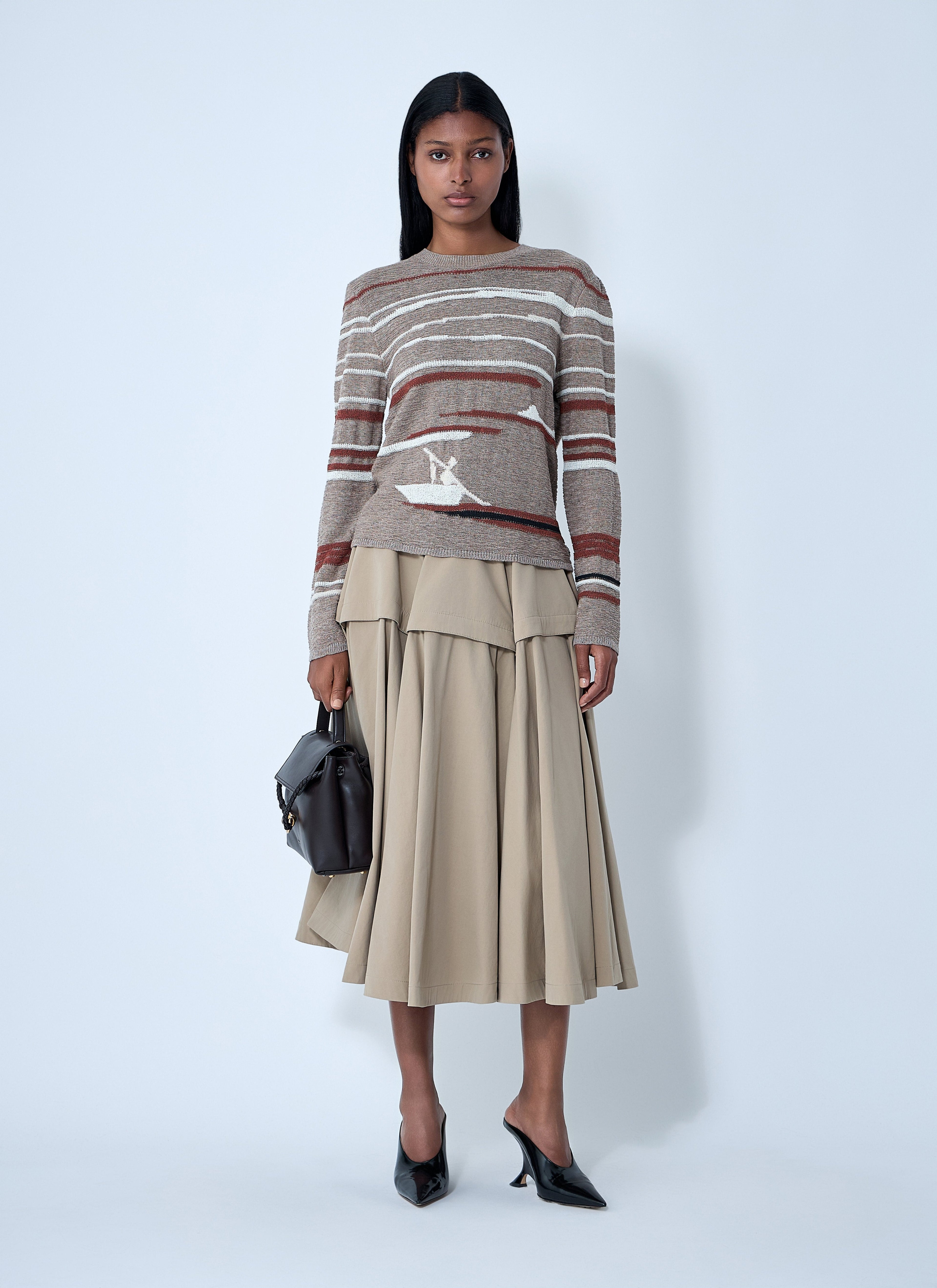 Bottega Veneta Women Linen-And-Cotton Sweater