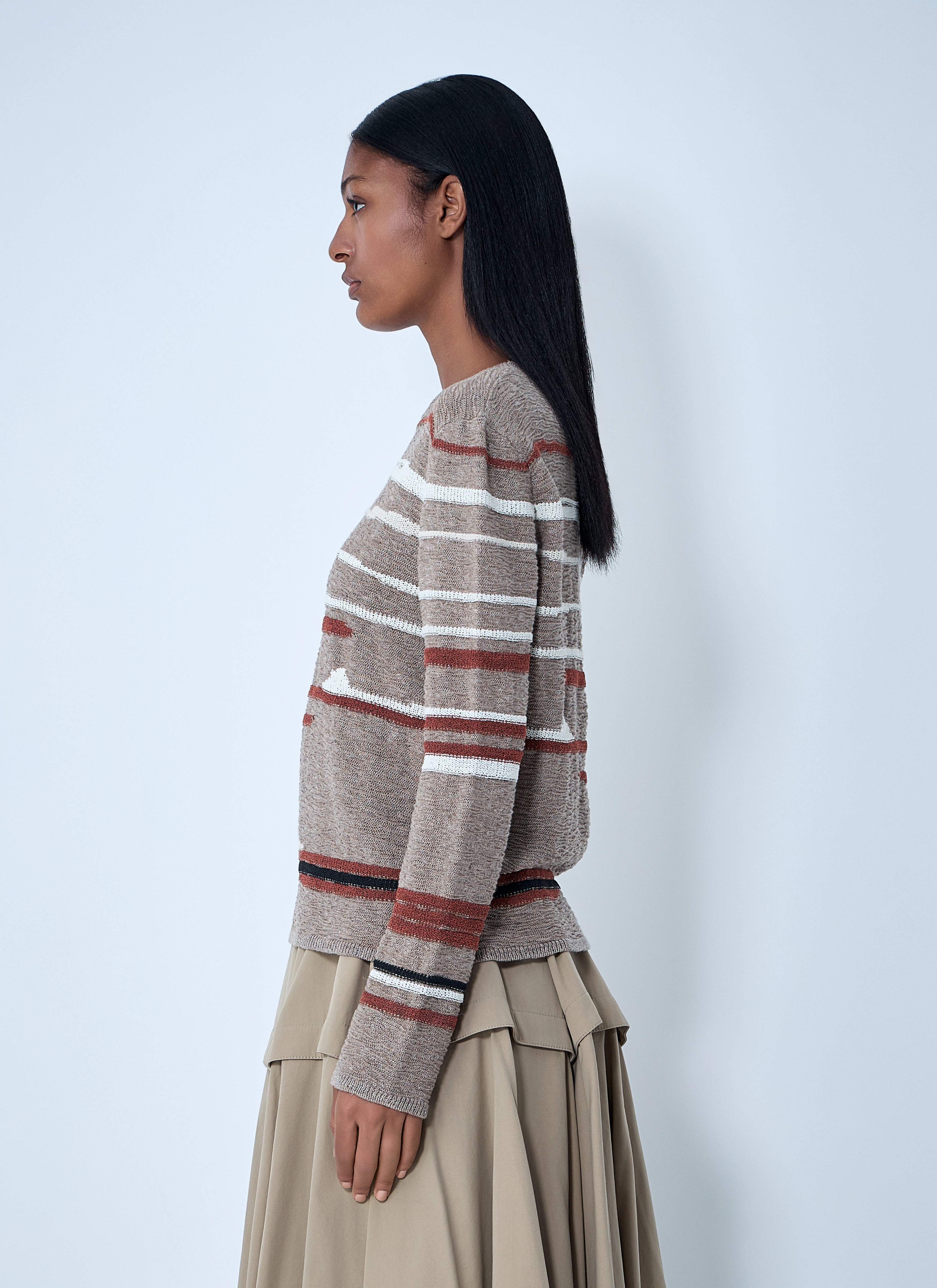 Bottega Veneta Women Linen-And-Cotton Sweater
