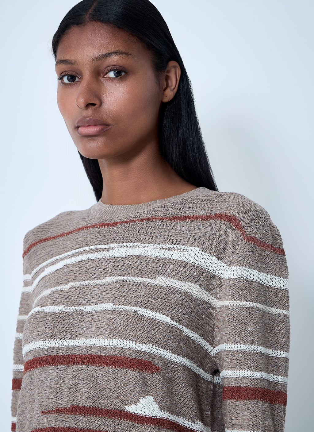 Bottega Veneta Women Linen-And-Cotton Sweater