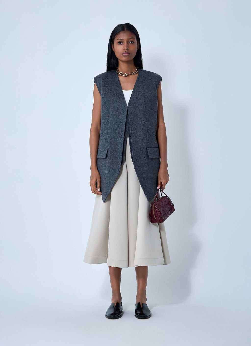 Bottega Veneta Women Double Face Wool Vest