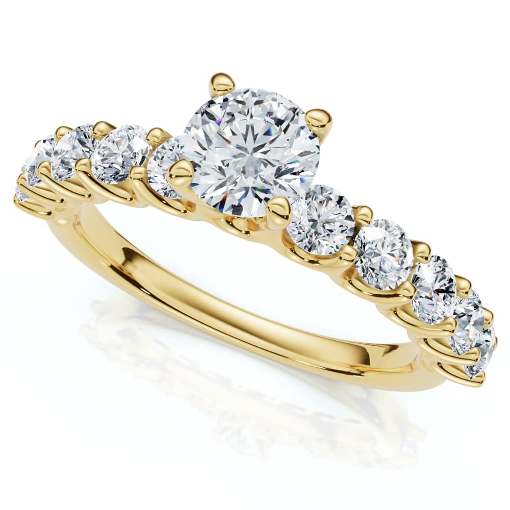 2Ct Diamond Engagement Ring 14k Gold Lab Grown