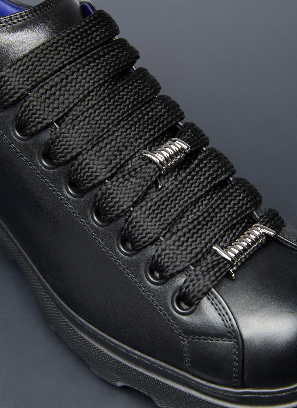 Burberry Men Ranger Leather Sneakers