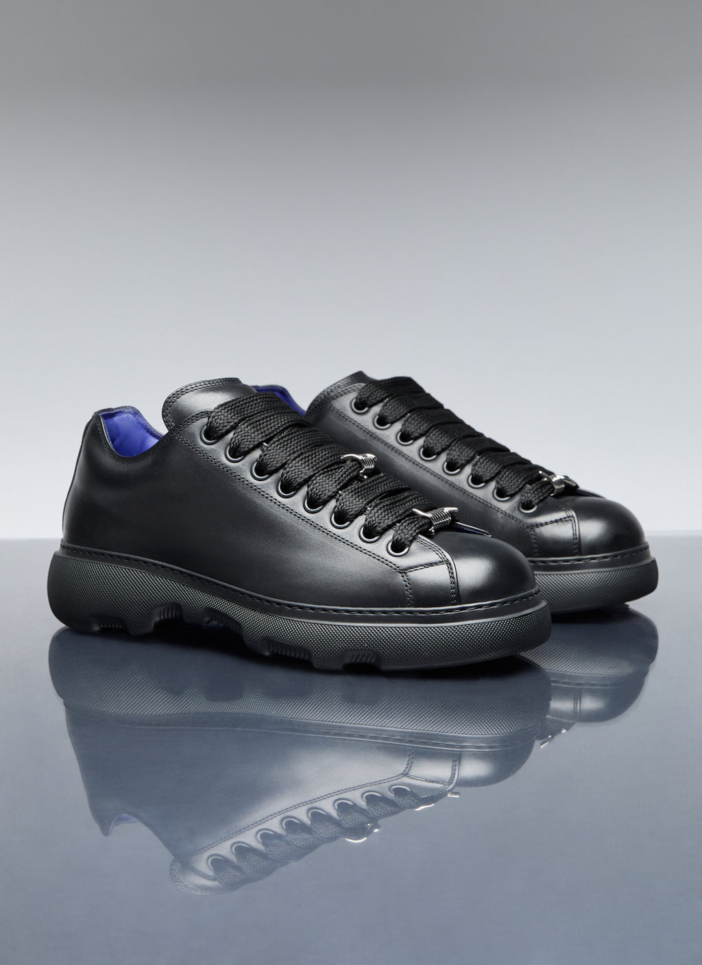 Burberry Men Ranger Leather Sneakers