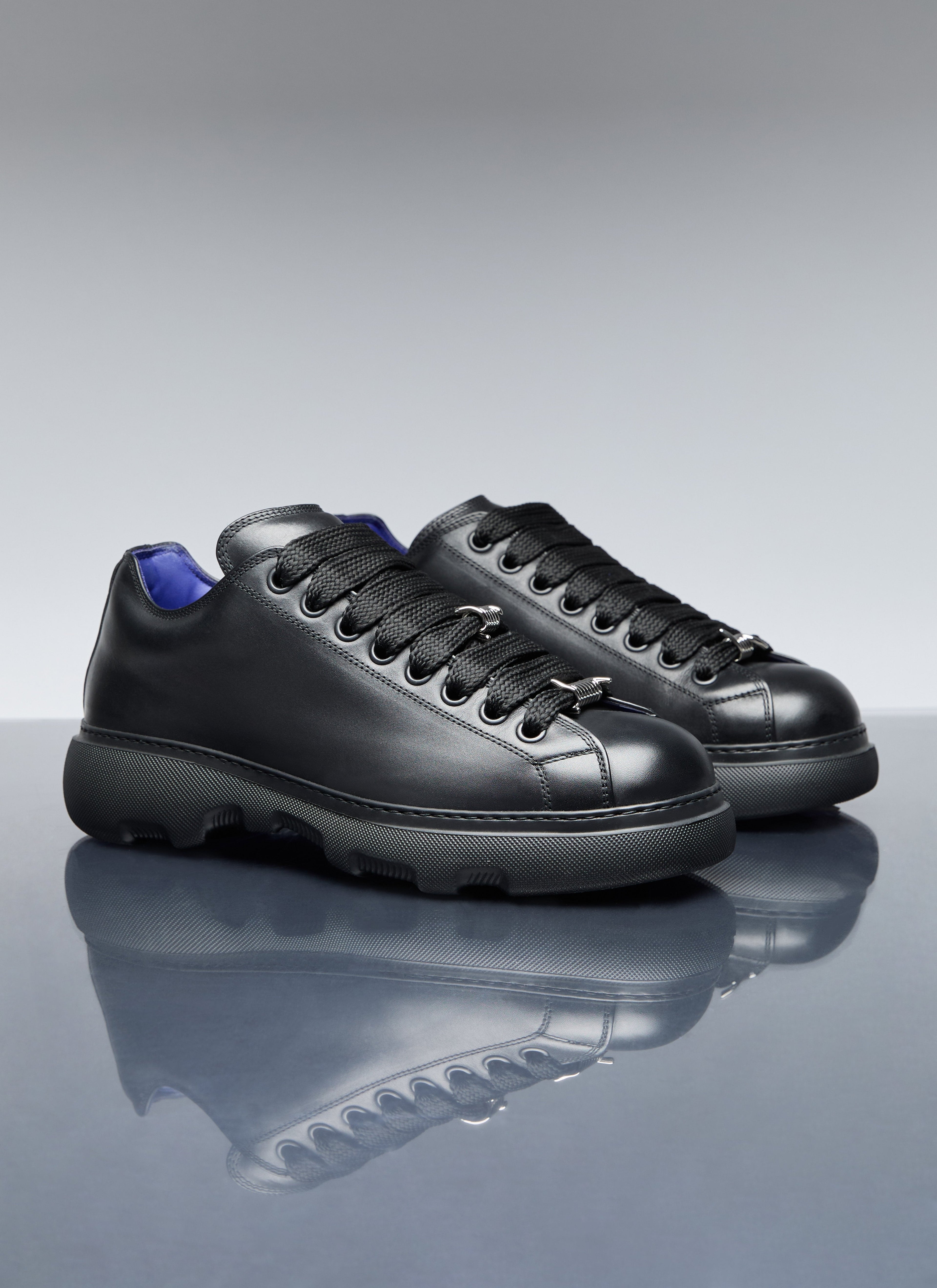 Burberry Men Ranger Leather Sneakers