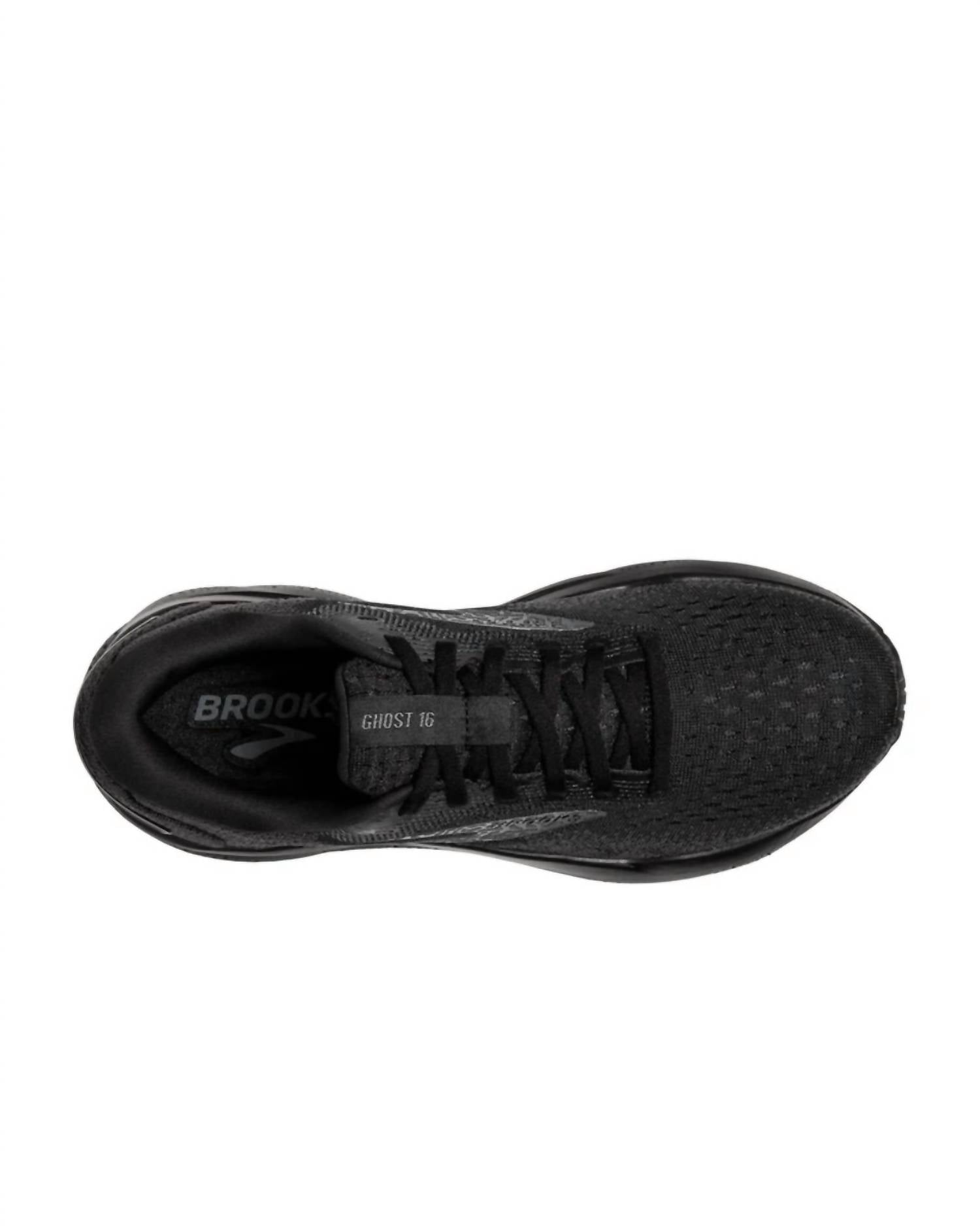 Women's Ghost 16 Running Shoe In Black/black/ebony