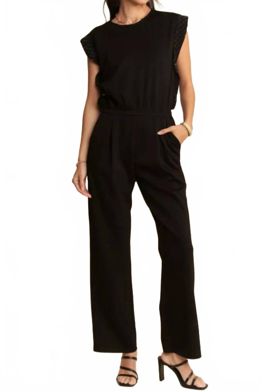 Stone Cold Jumpsuit In Black