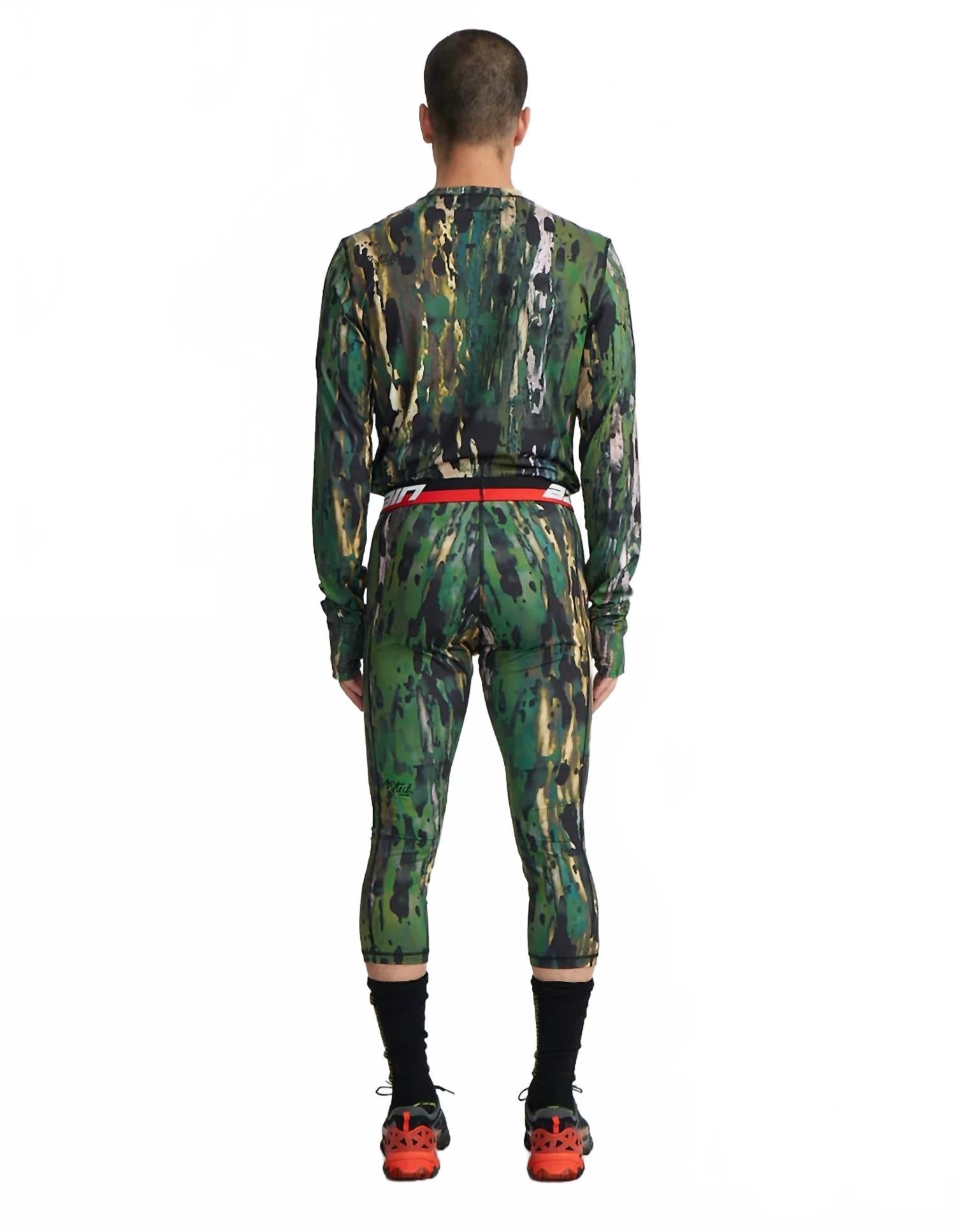 Next To Skin Base Layer Top In Green