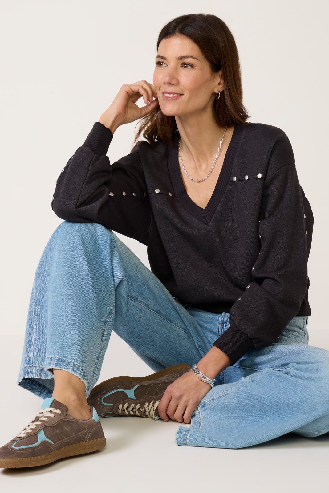 Women's Ellis Stud Sweatshirt