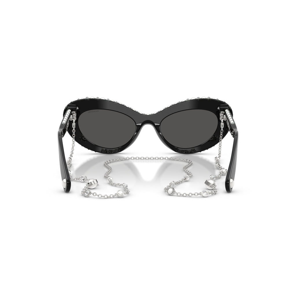 0Sk6061U Cat-Eye Sunglasses with Crystals