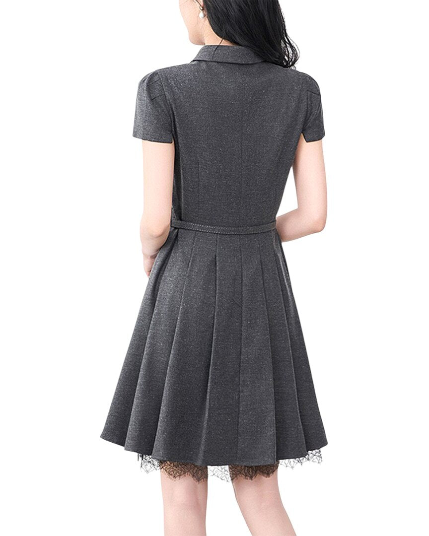 WLZD Linen-Blend Midi Dress