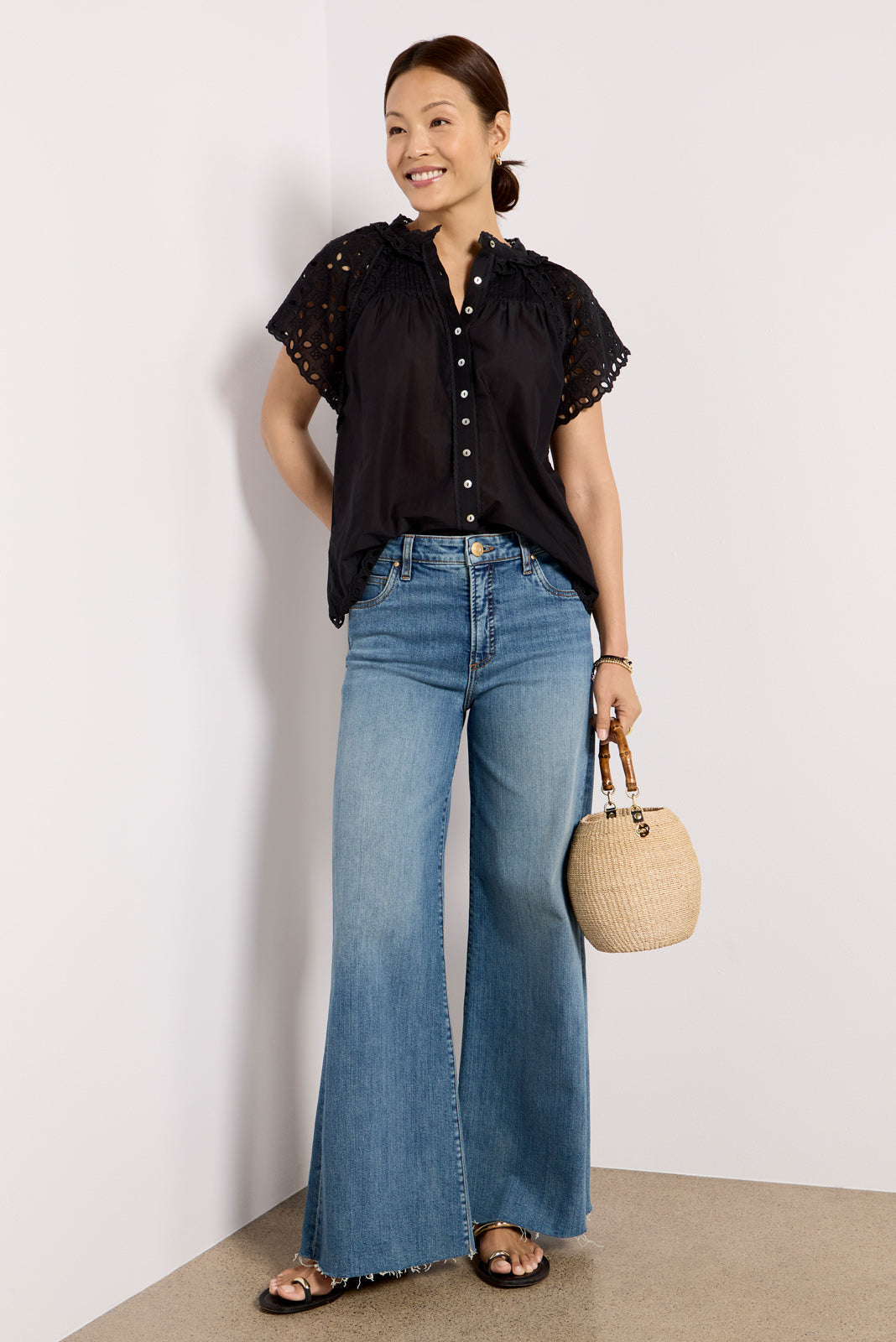 Women's Ryan Wide Leg Jeans