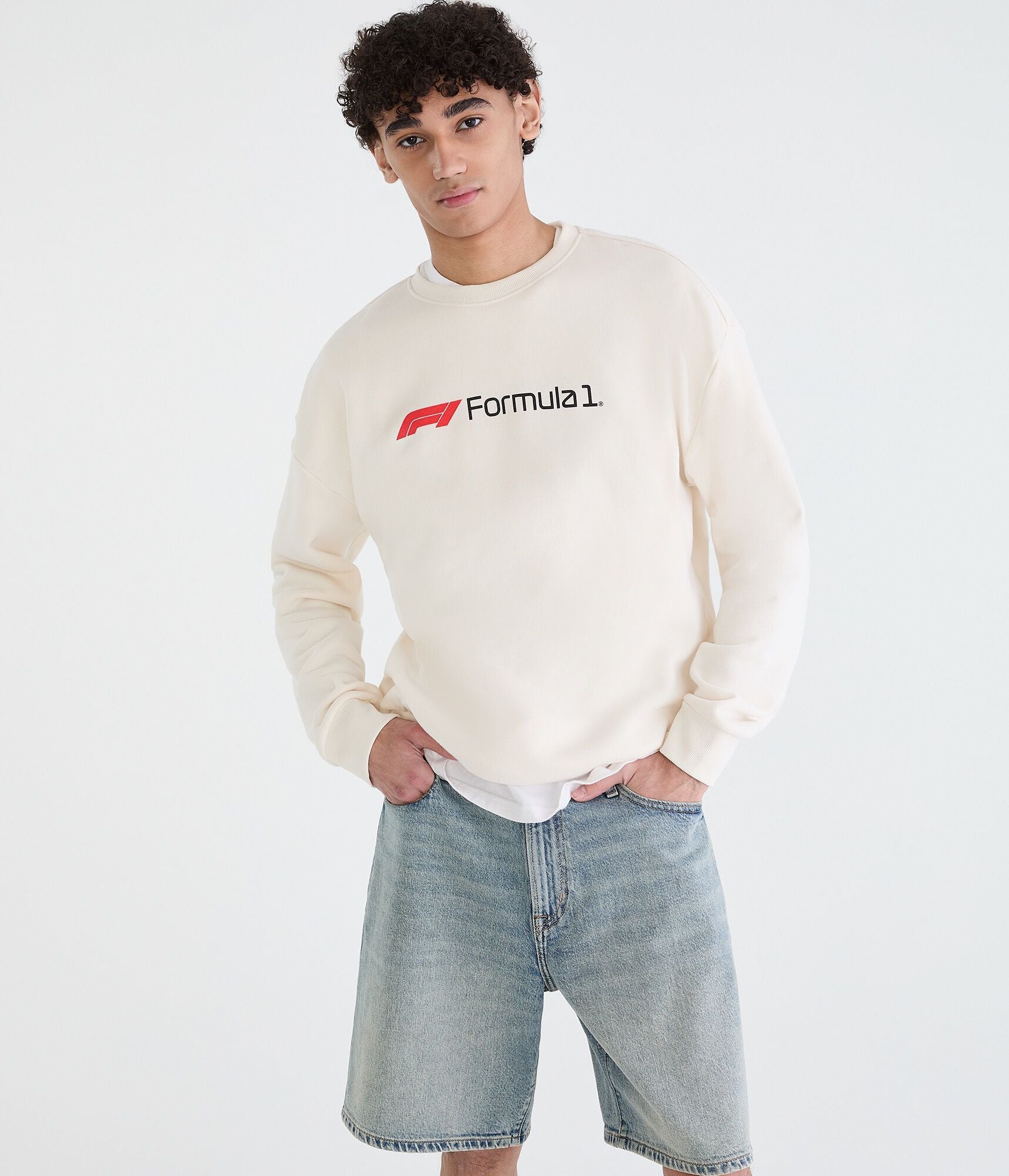 Aeropostale Formula 1 Car Crew Sweatshirt