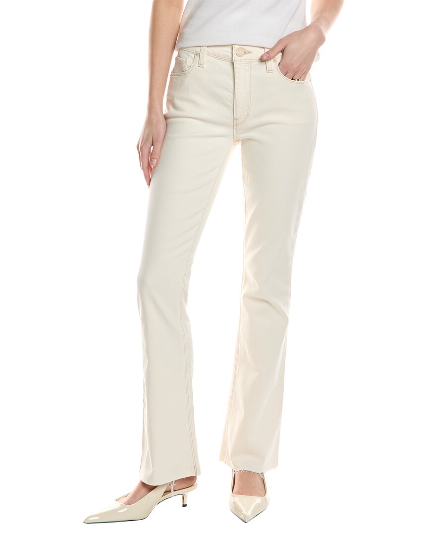 HUDSON Jeans Nico Mid-Rise Ecru Bootcut Jean