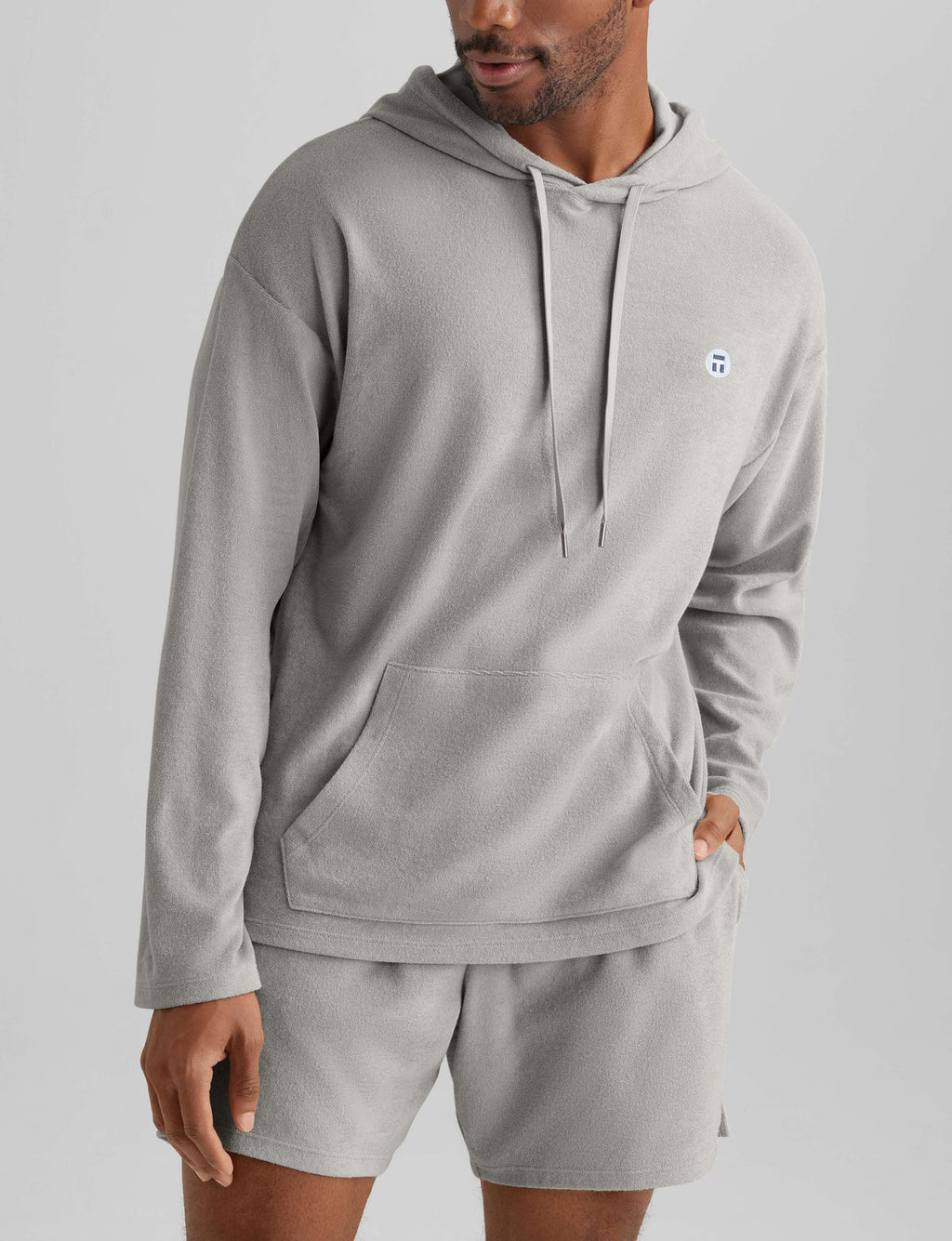 Men's Towel Terry Hoodie Shirts