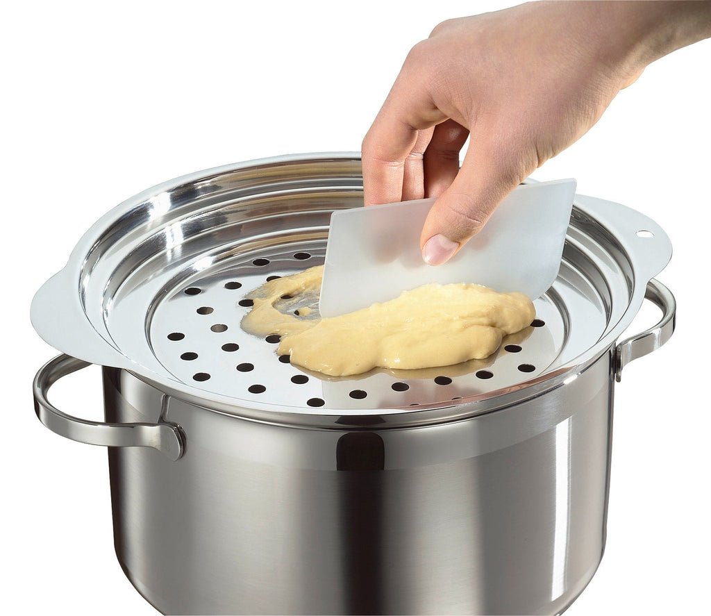 Küchenprofi Spaetzle Lid and Scraper, Stainless-Steel, 12-Inch