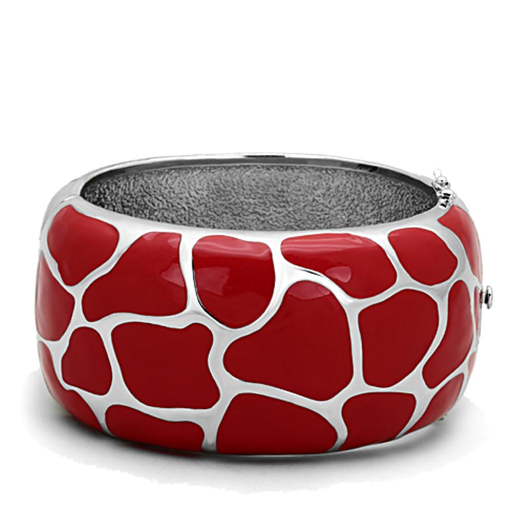 High polished (no plating) Stainless Steel Bangle with Epoxy in Siam