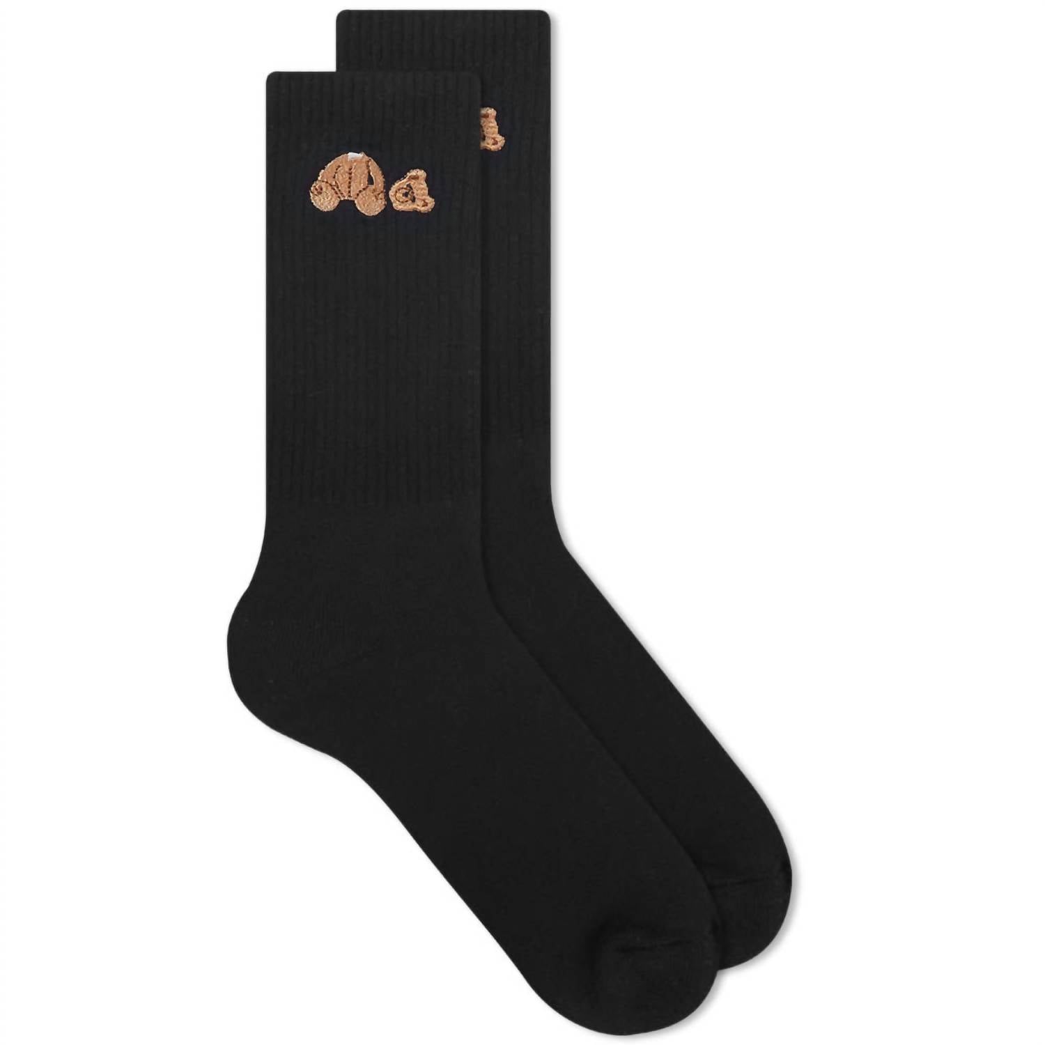 Men's Broken Bear Sock In Black