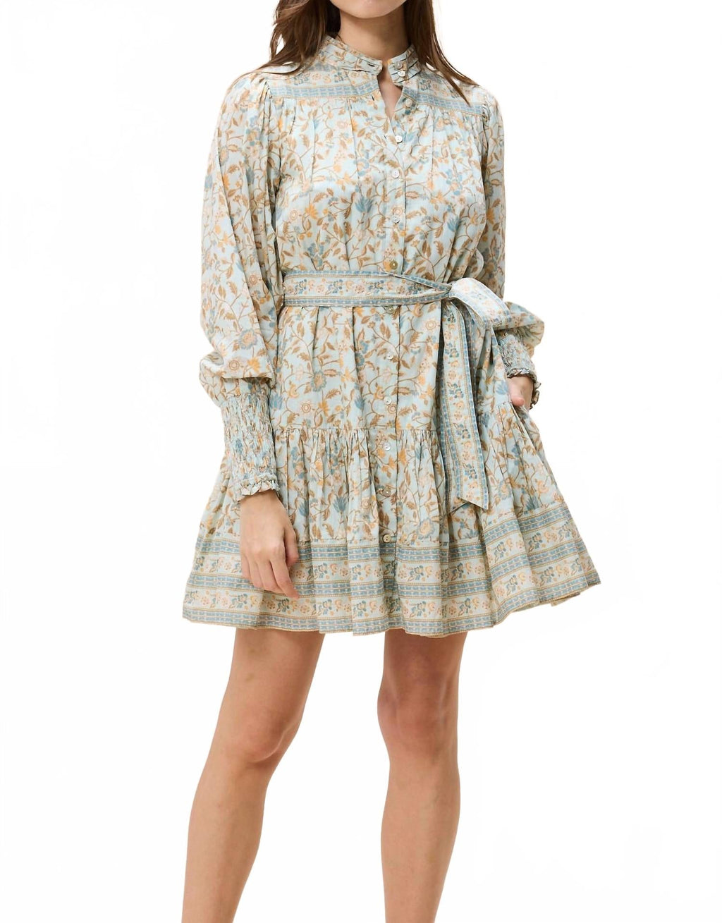 Karlie Mini Dress In Beige