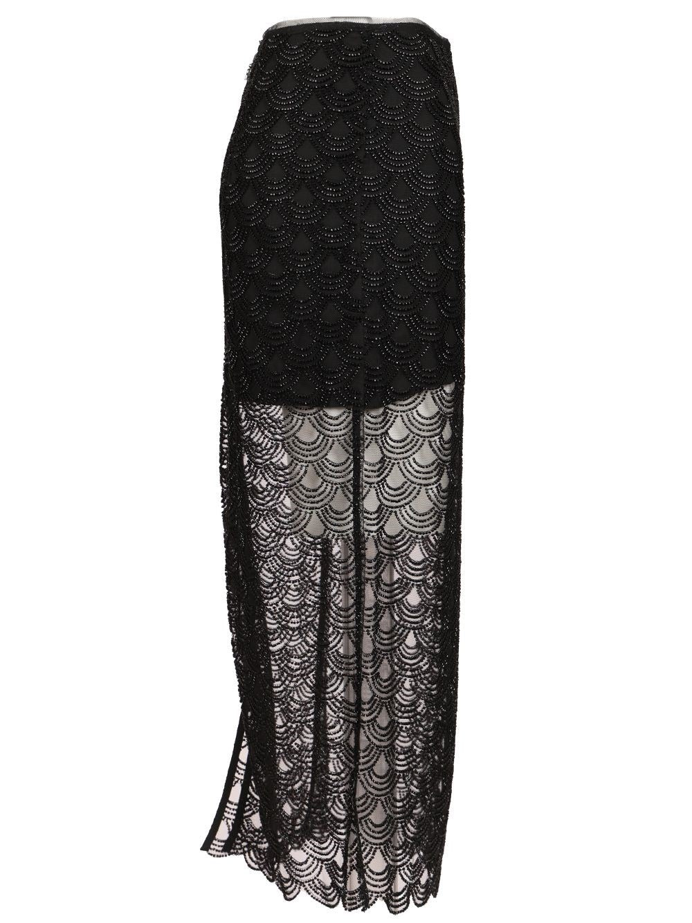 Rotate Women Sequin Midi Skirt