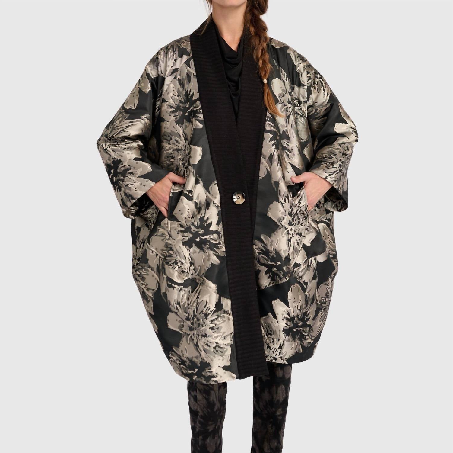Eventide Brocade Jacket In Floral