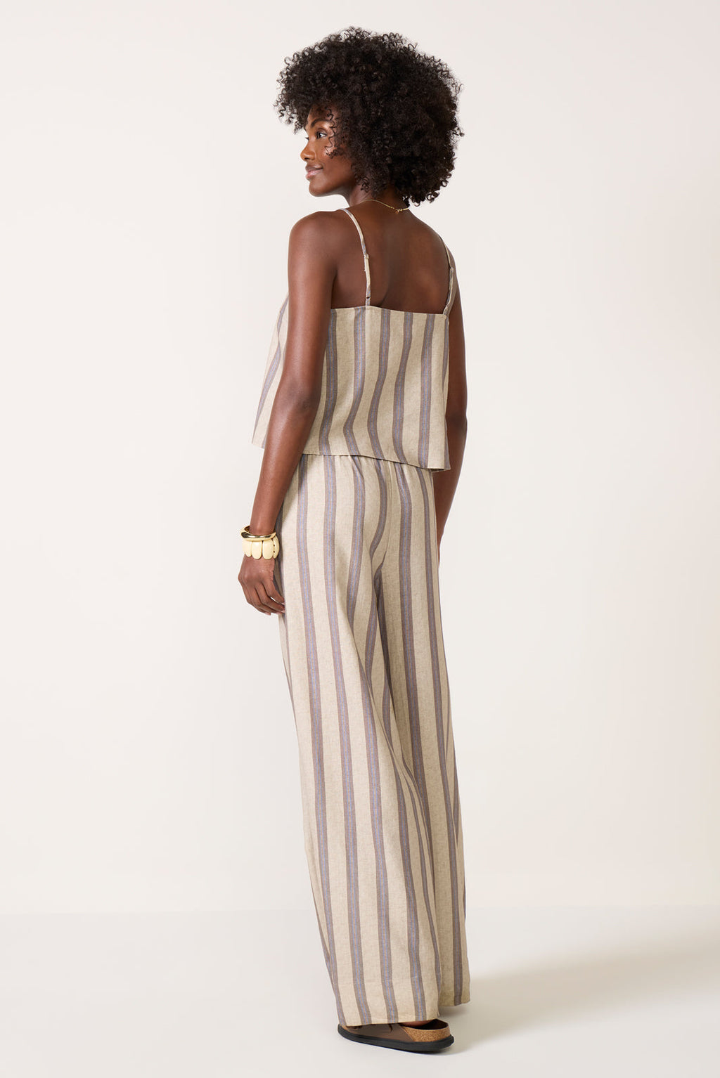 Women's Leah Linen Stripe Pants