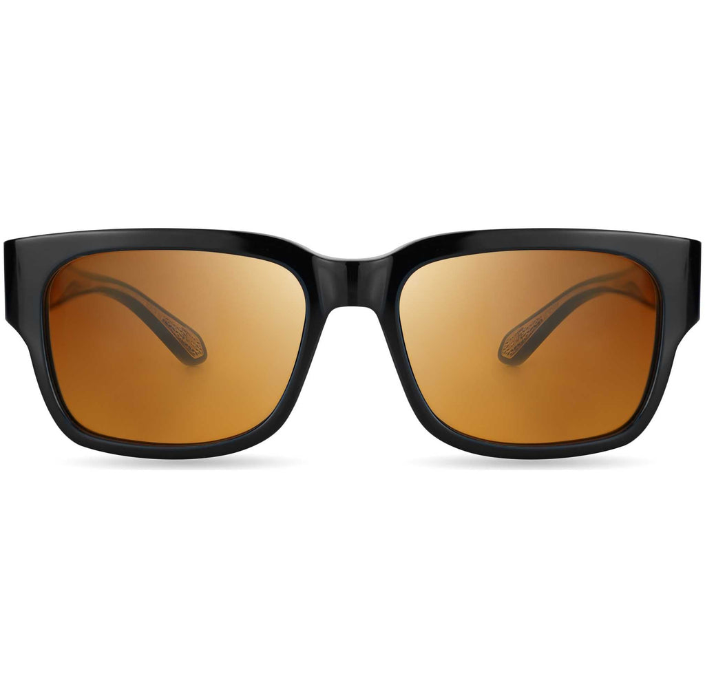 Bugatti Men's 56 mm Black Sunglasses