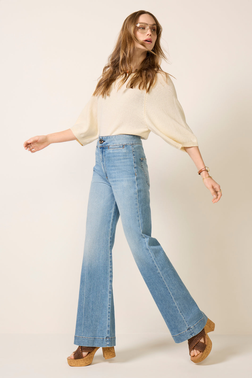 Women's Brighton Wide Leg Trouser Jeans