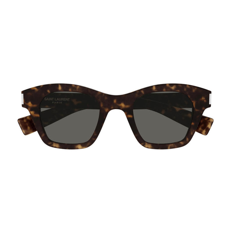Saint Laurent Sunglasses Square Full Rim, Black Frame And Black Lens Sl592001