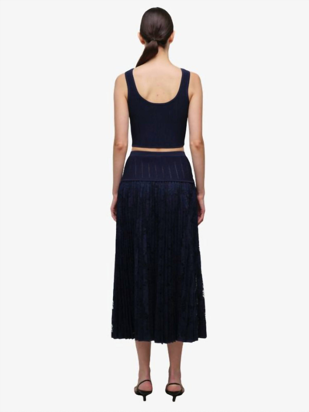 Rylan Knit Tank Top In Midnight