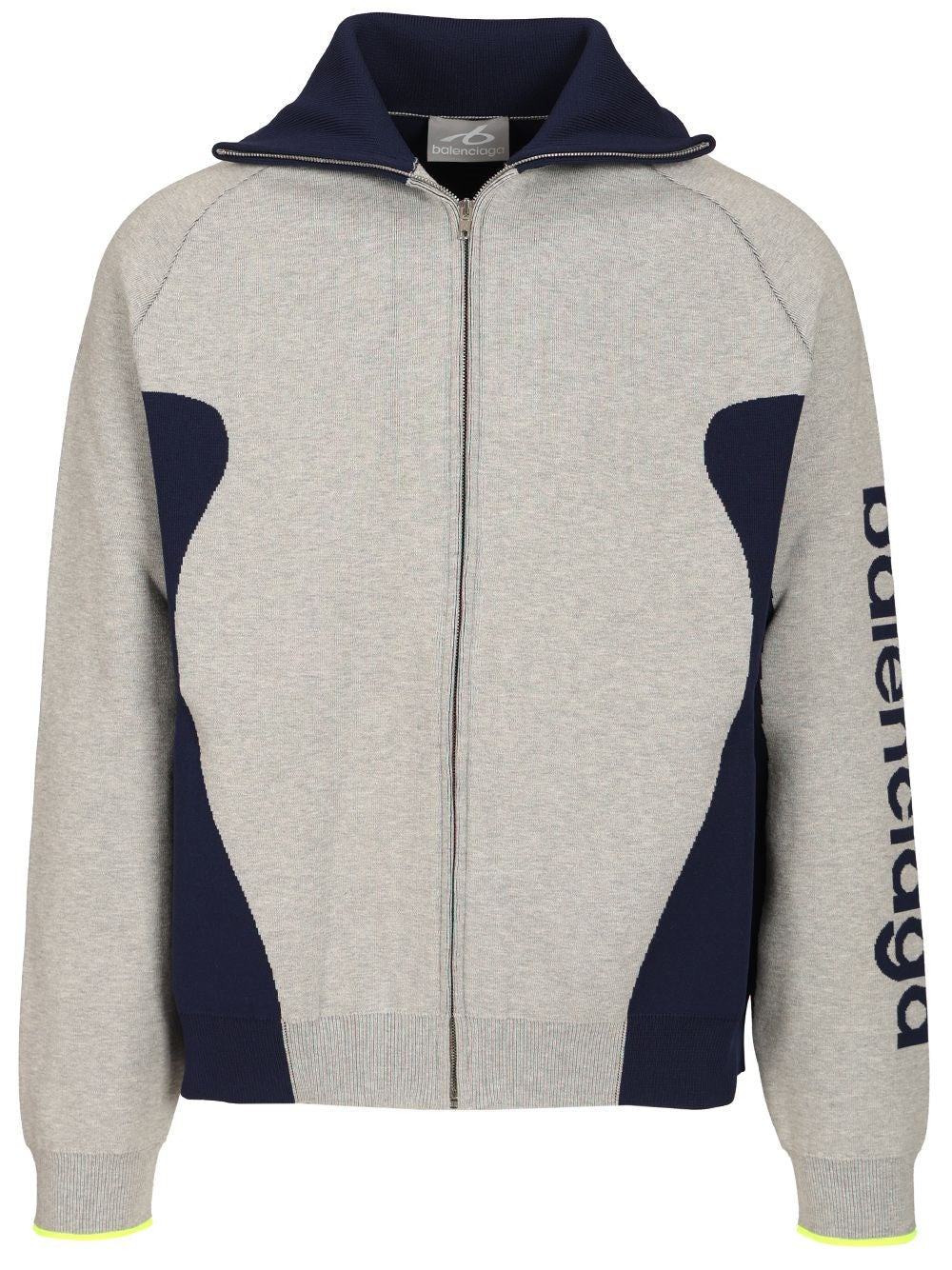 Balenciaga Men Knitted Cardigan With Zip Bodies