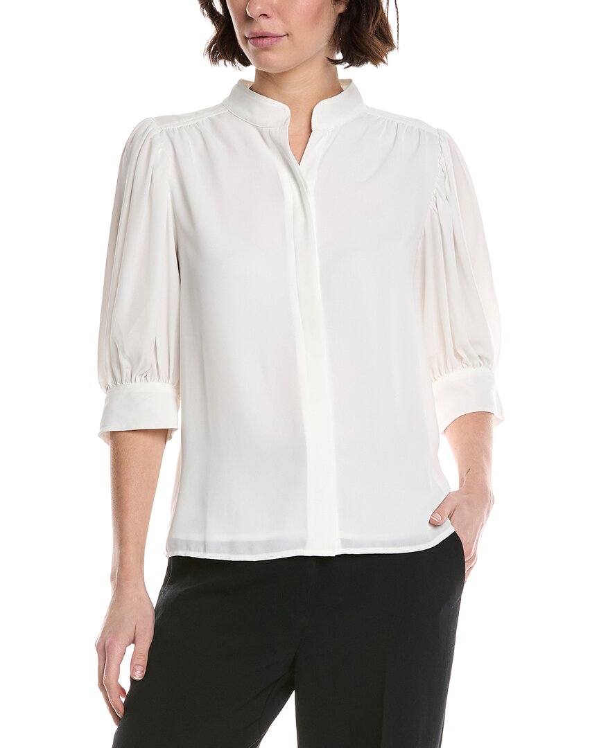 CeCe Open Collar Top