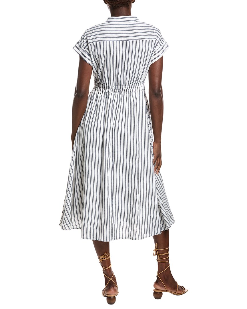 Gracia Linen-Blend A-Line Dress
