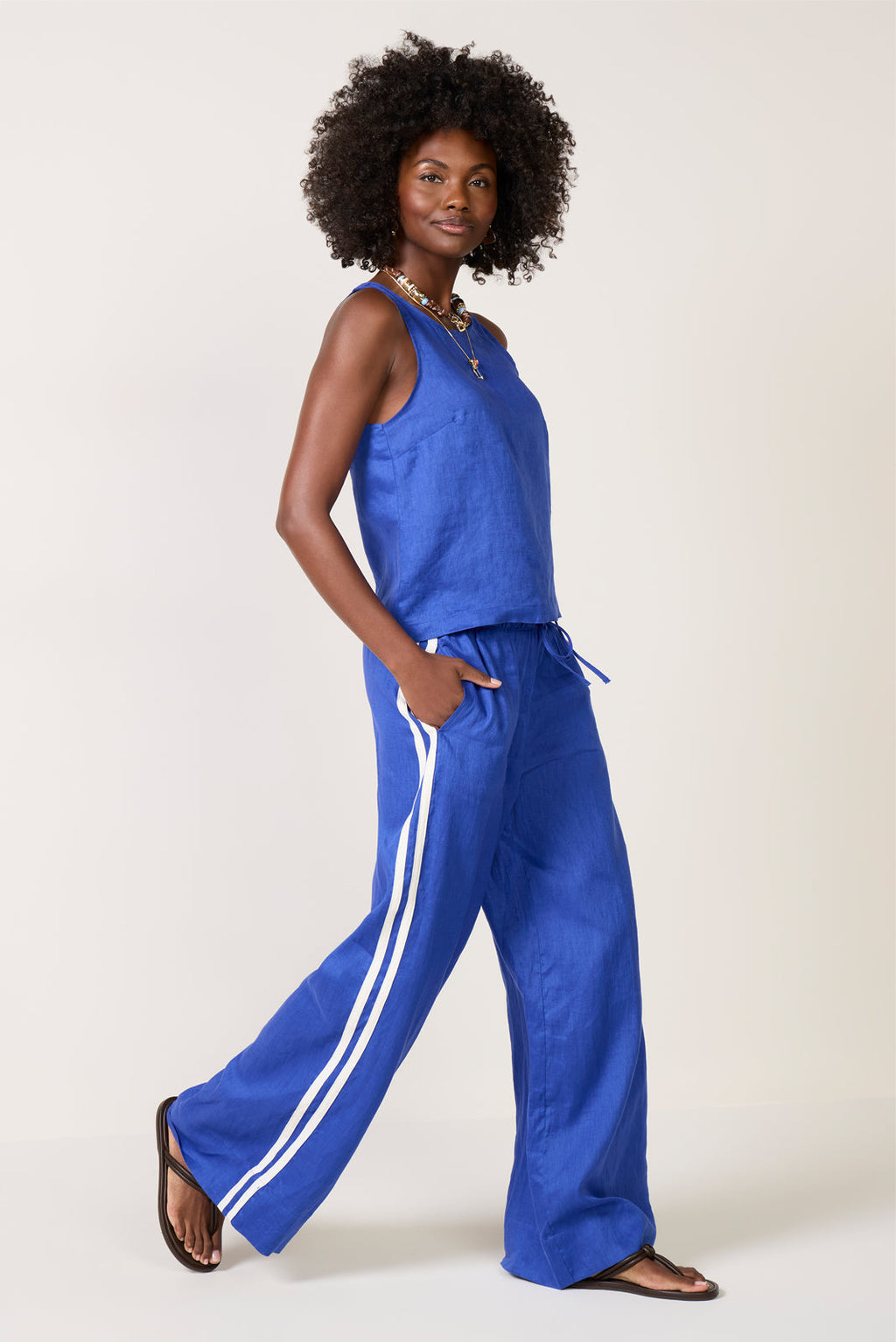 Women's Leah Linen Track Pants