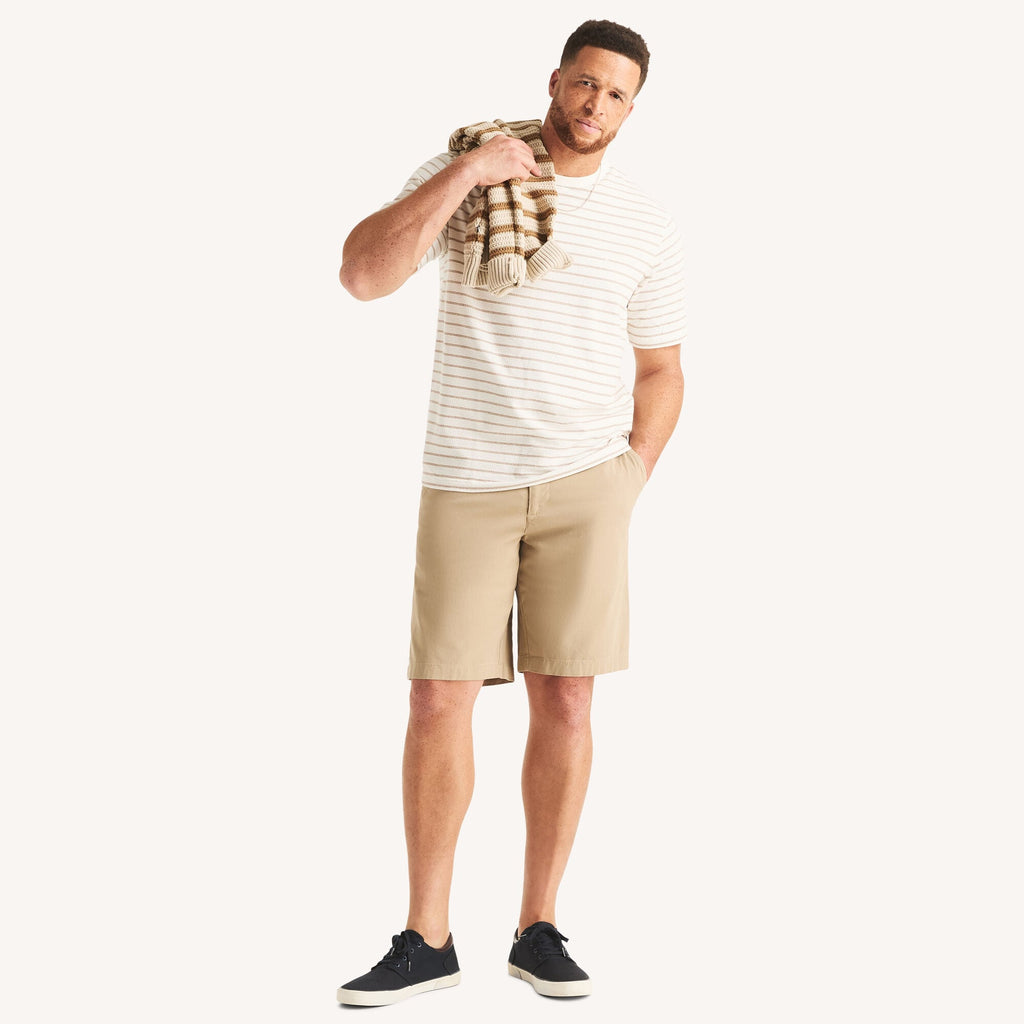 Nautica Big & Tall Seersucker Crewneck T-Shirt