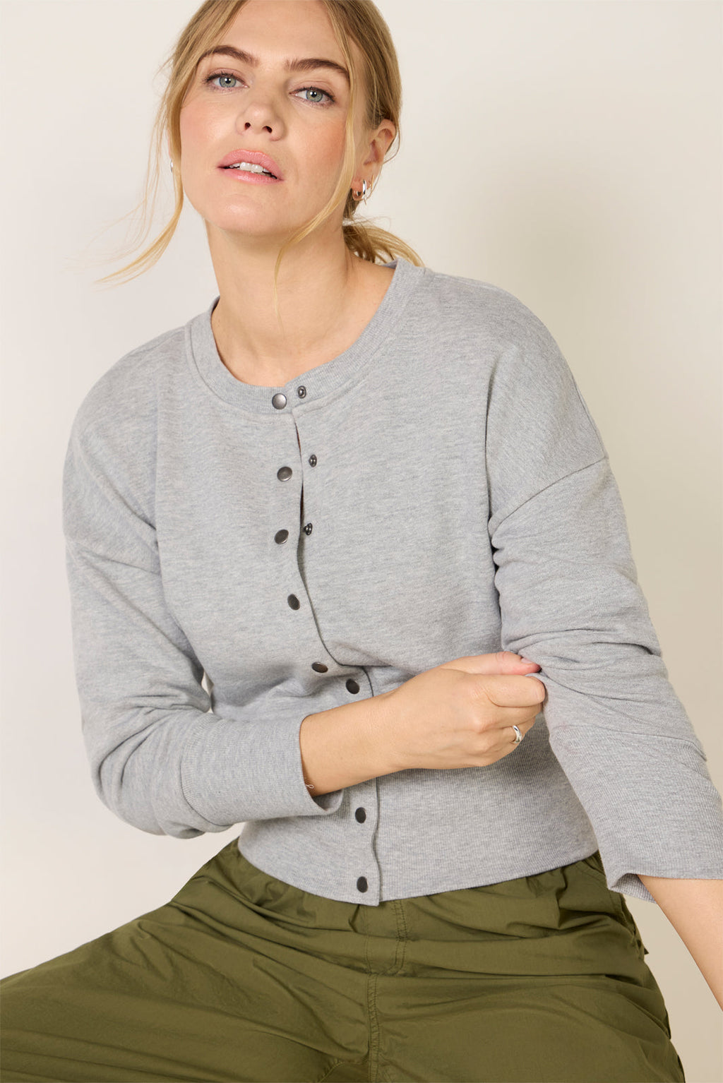 Women's Lydia Snap Front Sweatshirt