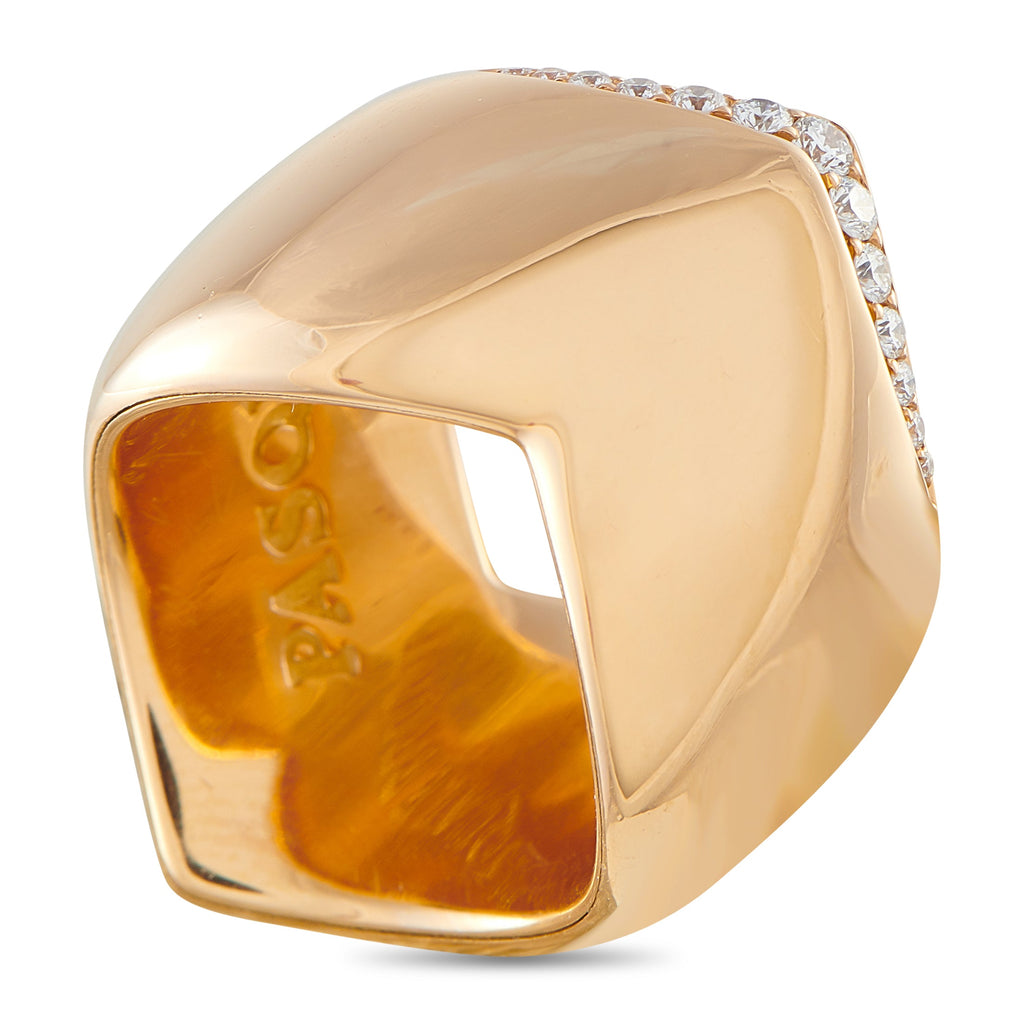 Pasquale Bruni 18K Rose Gold 0.21ct Diamond Ring PB11-041526