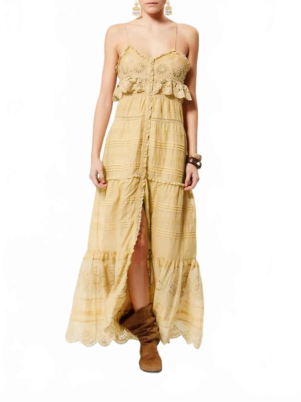 Paule Maxi Dress In Ochre